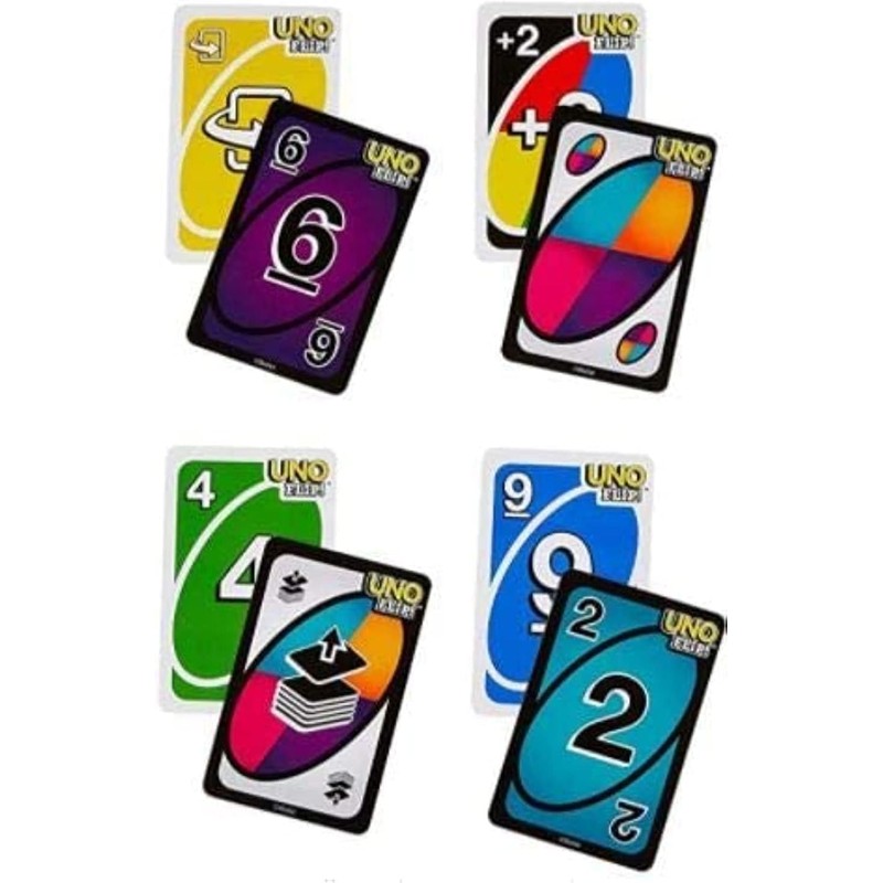 Mattel Uno, Flip, Blink and Phase 10 Card Game, Combo