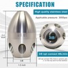 Professional Sewer Jetter for Pressure Washer - 3/8" NPT Nozzle