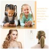 100 Pack Hair Bobbles, Elastic Hair Bands, 4 Styles