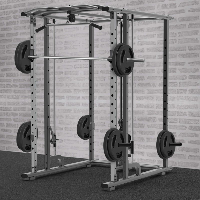 Kipika J-Hooks for Squat/Power Rack, Weight Plate Holder Set for