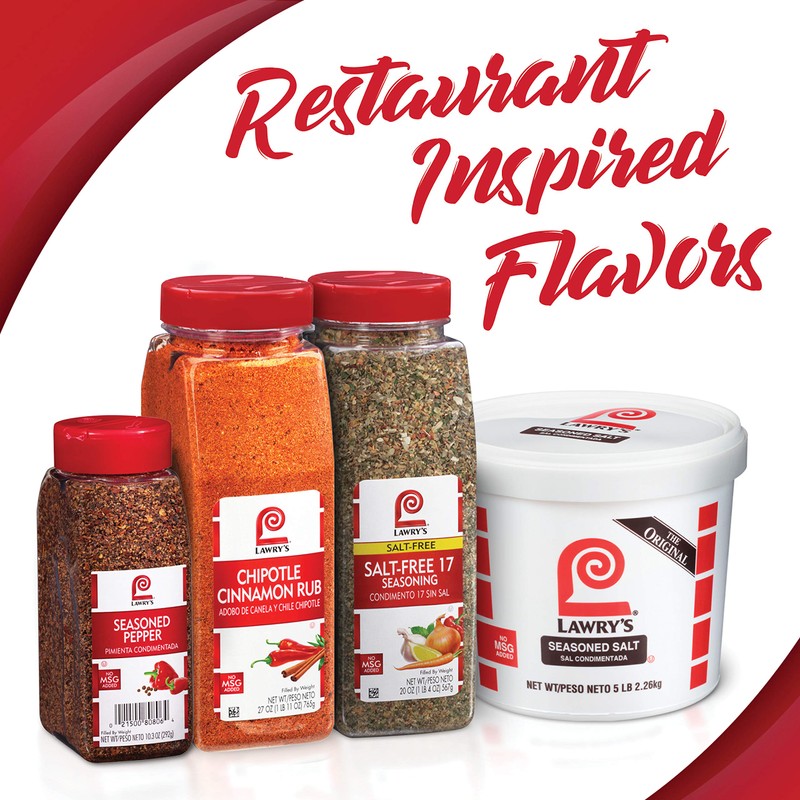 Lawry's Seasoned Pepper, 10.3 oz (Pack of 6)