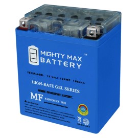 Mighty Max YB12A-AGEL -12 Volt 12 AH, 165 CCA, GEL Type, Rechargeable Maintenanc