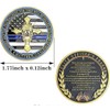 Police Patron Saint Michael Challenge Coins (Police Patron Saint Thin