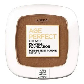 L'oreal Age Perfect Powder Foundation- Base Polovo Cremoso Tono Chestnut - 365