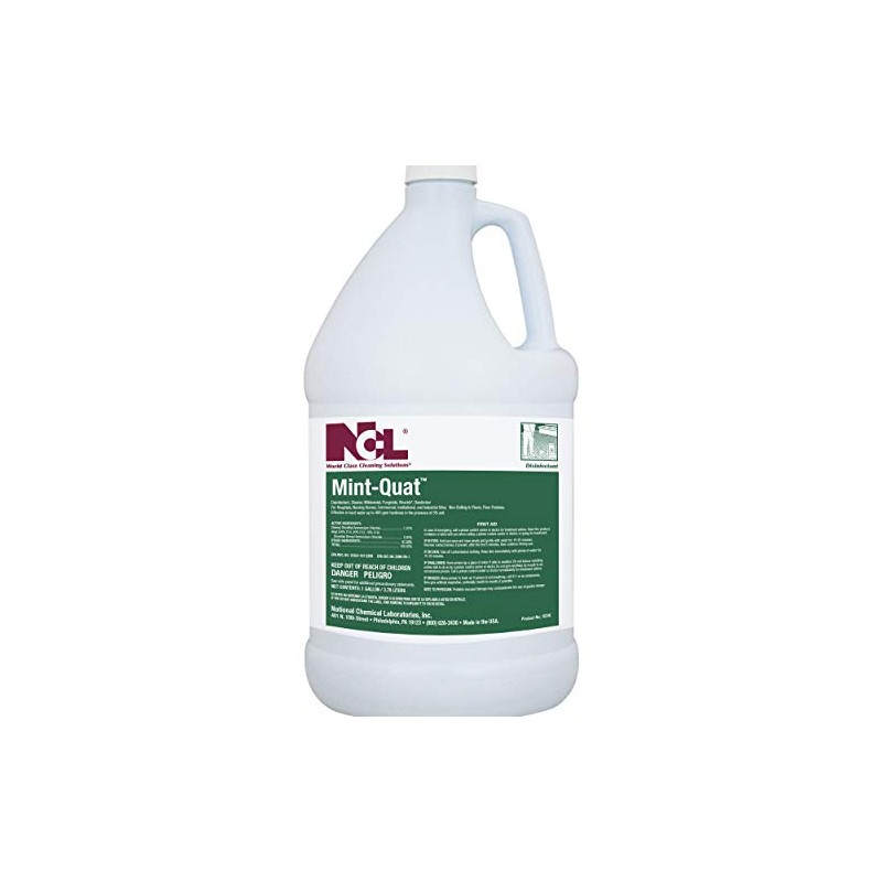 MINT-QUAT Disinfectant Cleaner 4 x 1 Gallon, Makes 128 Gallons