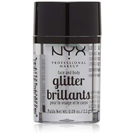 NYX Professional Makeup, Glitter para rostro y cuerpo, Tono Ice, 2.5g
