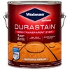 Wolman 288078 DuraStain Water-Based Semi-Transparent Exterior Wood Stain, Gallon, Natural