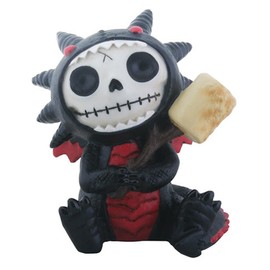 Furrybones Black Scorchie Character Themed Decorative Figurine