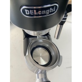 Kafvalubre Filter Basket Replacement Compatible with De'Longhi Espresso Machines Pressurized Espresso Basket Stainless Steel Coffee Sieve Coffee Filter Basket 51mm 2 Cup