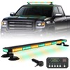 XRIDONSEN 37 Inch 104 LED Roof Top Amber Green Emergency
