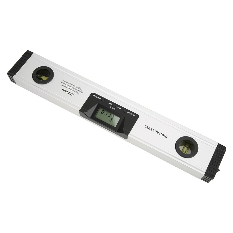 400mm Digital Backlight Laser Level Ruler Horizontal Vertical Bubble Magnetic