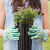Hushee 200 Pcs Tall Tree Pot 12" Plastic Deep Plant