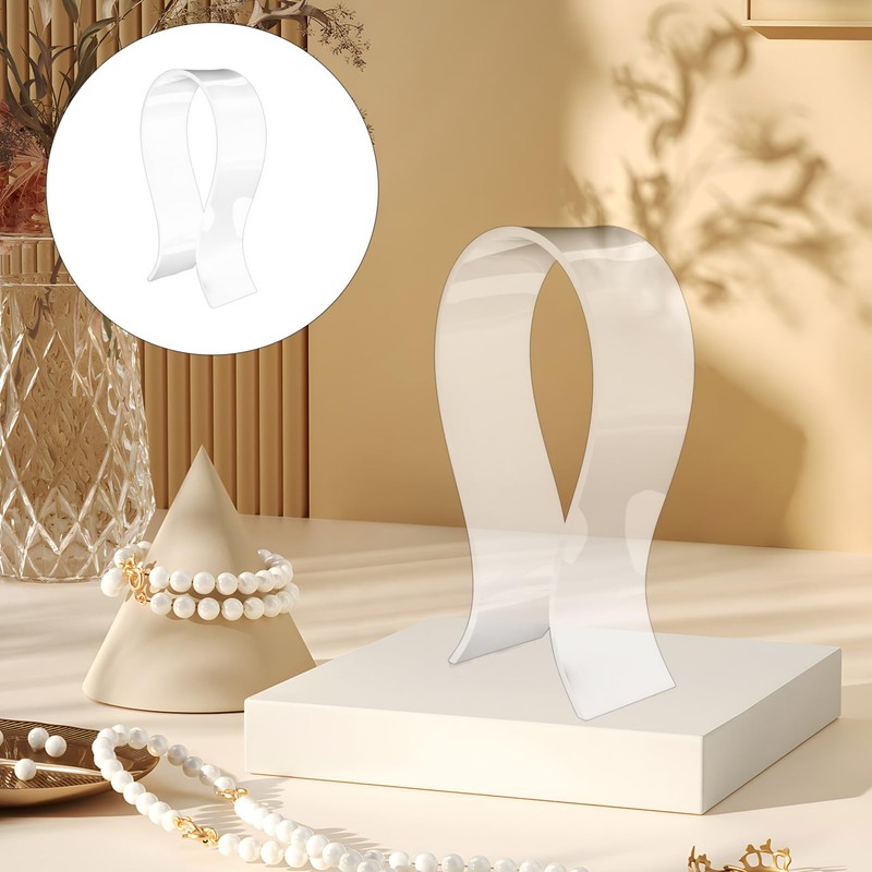 Gatuida Acrylic Headphone Stand Headset Holder Desktop Headphone Holder Universal