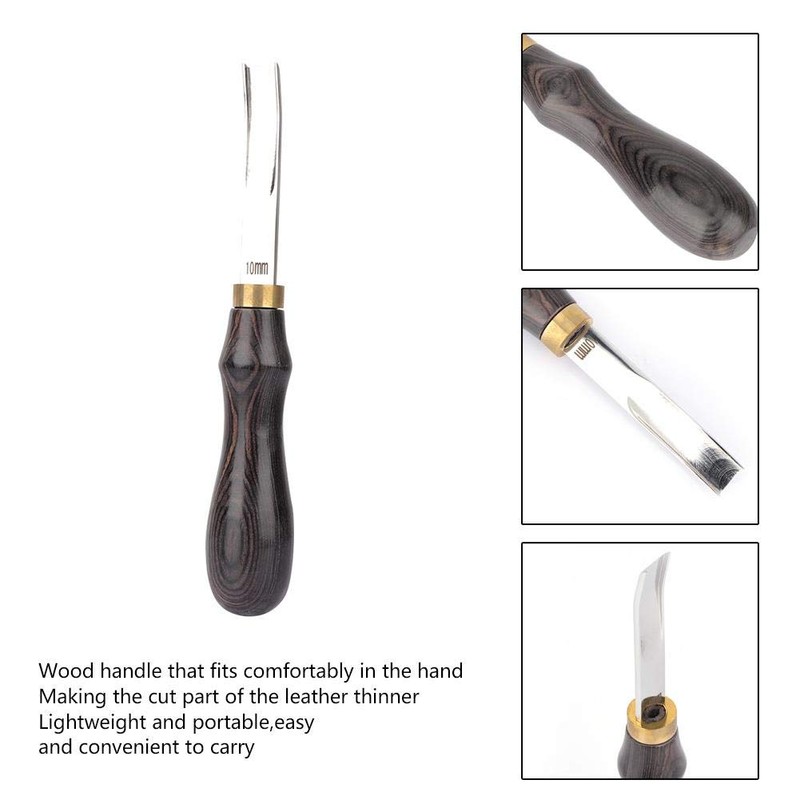 Leather Edge Beveler, Leather Groover Creaser, Edging Leather Peeler Leather