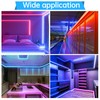 Muzata 10Pack 3.3FT Plus-Size Silver LED Strip Channel Milky Diffuser