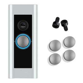 Doorbell Button Replacement, Doorbell Pro Buttons Replacement, Come with 4Pack Buttons / 2Pack Screws, Video Doorbell Buttons Compatible with Doorbell Pro Doorbell Elite, Repair Split Cracked Button