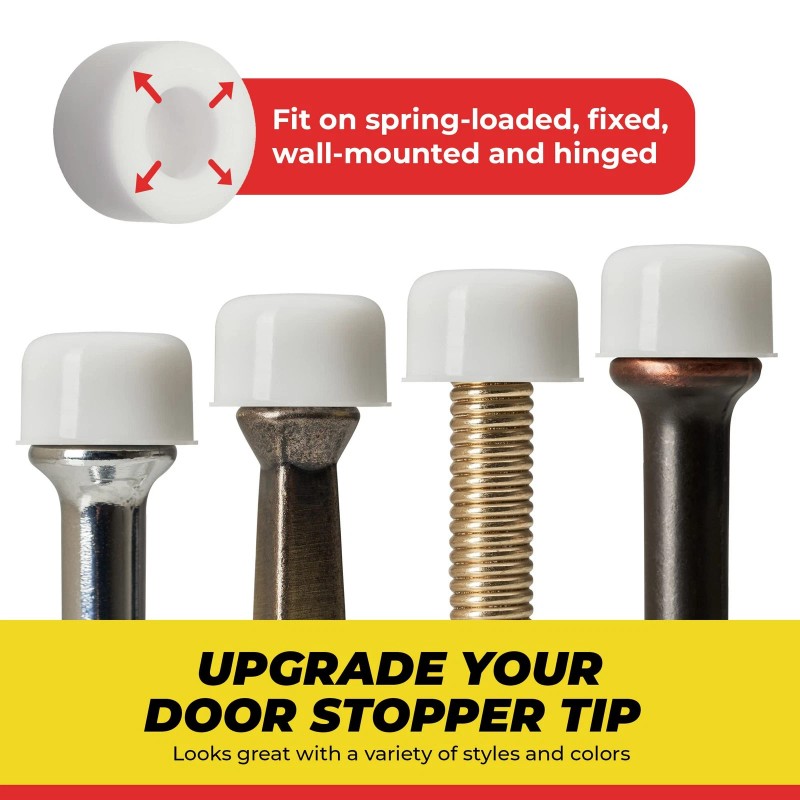 Qualihome Premium Rubber Door Stop Stud Replacement Tips – Doorstopper
