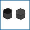 A ABSOPRO 20pcs 19mm Rubber Car Wheel Tire Tyre Nut