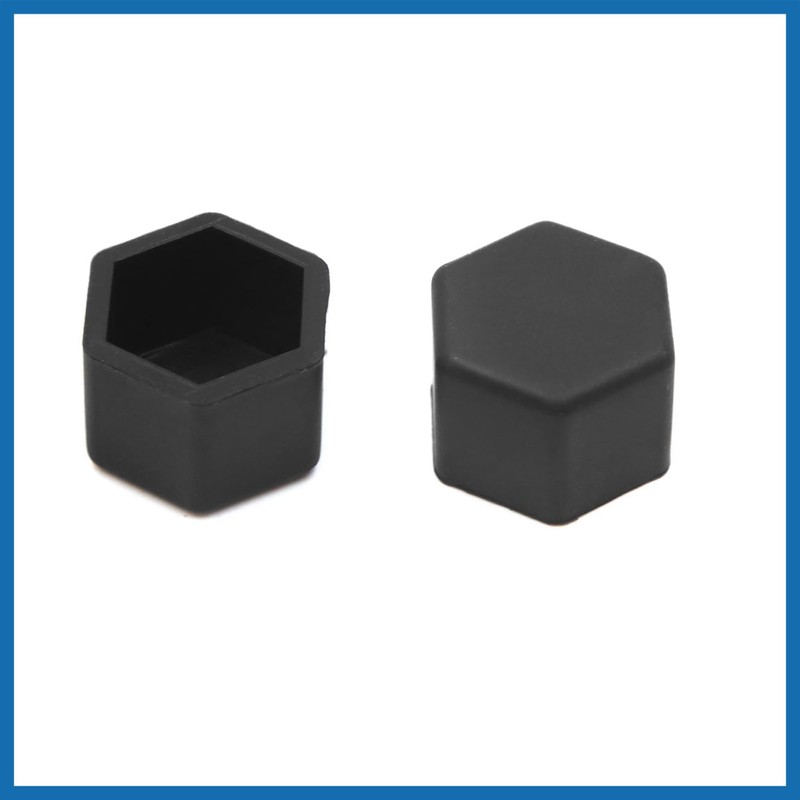 A ABSOPRO 20pcs 19mm Rubber Car Wheel Tire Tyre Nut