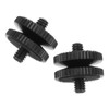 2 Pack 1/4" 20 Camera Mount Threaded Insert Screws, Hot
