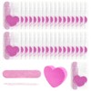 Manicure Kit Disposable Press On Nail Tool Packaging Kit (Pink,