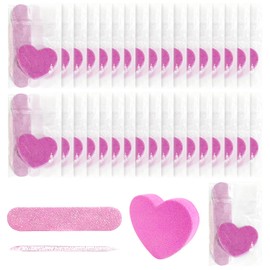 Manicure Kit Disposable Press On Nail Tool Packaging Kit (Pink, 32PCS)