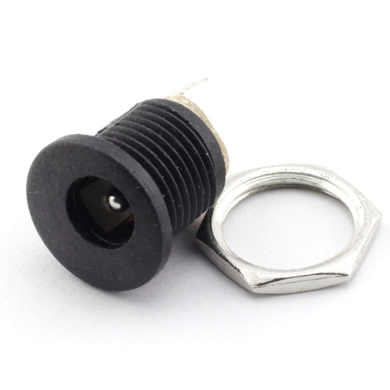 MEETOOT 10 Pack 5.5mm x 2.1mm 3 Pin Female DC