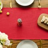 Artoid Mode Red Boho Rural Rustic Farmhouse Tassel Table Runner,