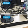 10cm Wide Cable Management Sleeve, Flexible Neoprene Cable Tidy Tube