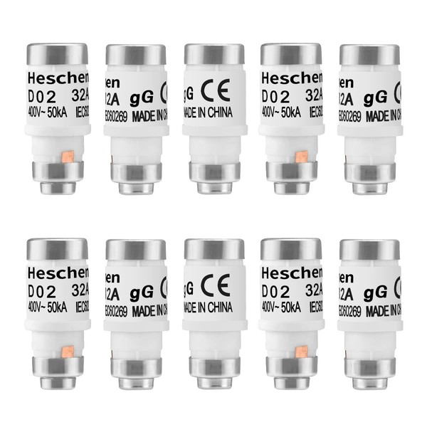 Heschen Ceramic Neozed Fuse Inserts, D0 Type Fuse Insert, D02,