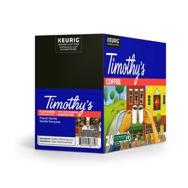 Timothy's World Coffee, Cinnamon Pastry, K-Cup Portion Pack for Keurig K-Cup Brewers 24-Count (Pack of 2)