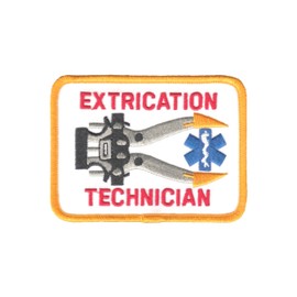 Extrication Technician Patch Embroidered EMS Paramedic EMT Medic Ext Tech Crest - F 116