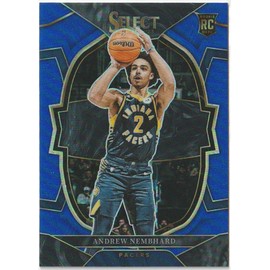 2022-23 Panini Select Concourse Rookies Blue Prizm Andrew Nembhard Rookie Card RC #77