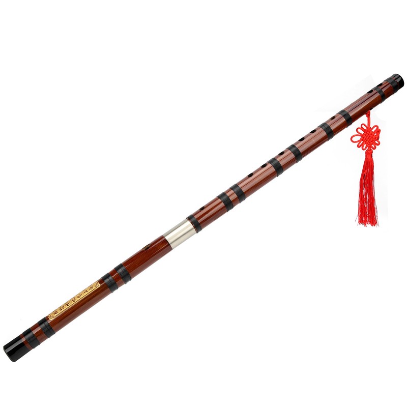 CKey Bamboo Flute 8 Years Dried Bitter Material Golden Embossed