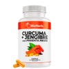BioHerb® | Cúrcuma, Jengibre y Pimienta Negra 90 Capsulas