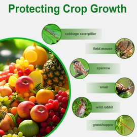 FOTMISHU Garden Netting 10x50FT Ultra Fine Mesh Netting Bird Barrier Protection Vegetable Fruit Tree Bushes Plant Cover for Raised Bed