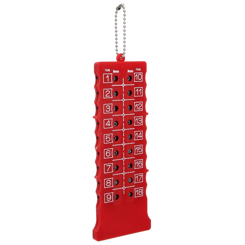Golf Score Counter with Key Chain, 2 Pack 18 Hole