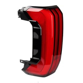 KarParts360 For Toyota Tundra 2022 2023 2024 Tail Light Driver Side | LED | Red And Clear Lens | Black Housing | Fiber Optic | SR/SR5 | With Bulbs | Replacement For TO2800209 | 81560-0C130, 166-11692L