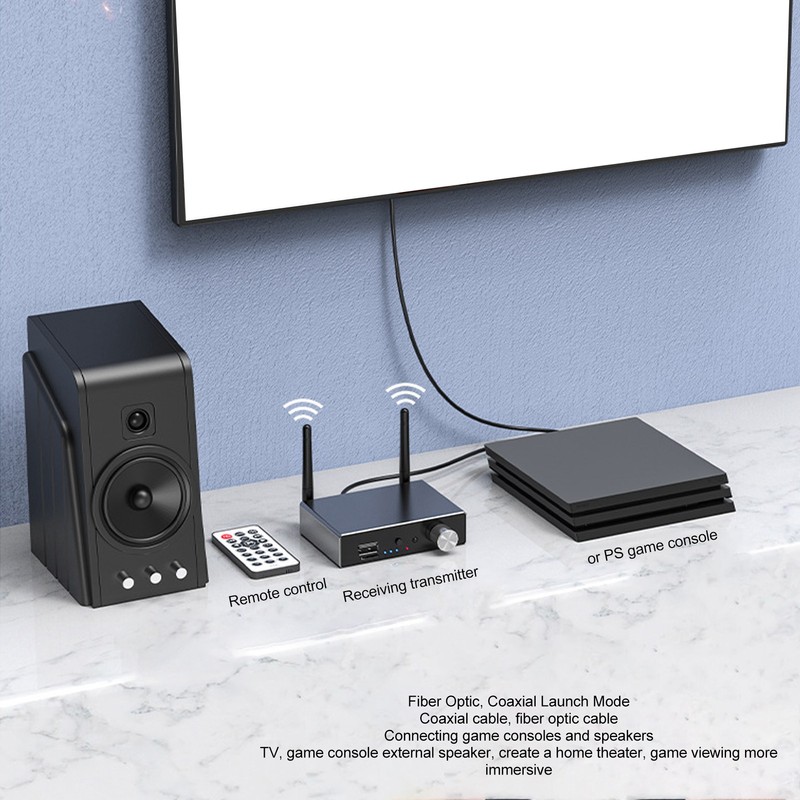 Digital to Analog Sound Converter Bluetooth 5.3 Receiver Optical 3.5mm
