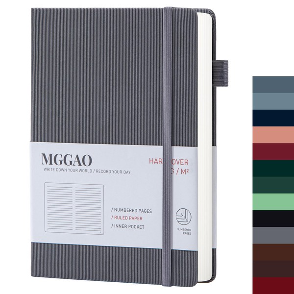 MGGAO A5 Ruled Journal 100 GMS Lined Thick Paper with