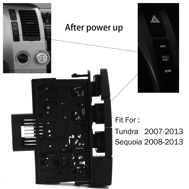 Xiaoyudou Drive Monitor Info Switch Mod for Toyota Tundra 2007-2013,