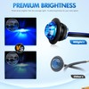 Nilight 10 PCS 3/4 Inch Round LED Clearance Light Front