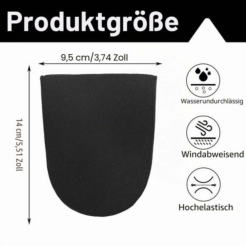 IKOPFLN Pair of 2.5mm Thermal Neoprene Toe Warmers for Cycling