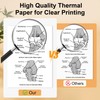 4 Rolls 8.5'' x 11'' Phomemo M832 Portable Printer Thermal