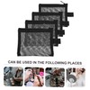 OHPHCALL 4pcs Mesh Design Travel Makeup Bag Compact Lipstick Storage