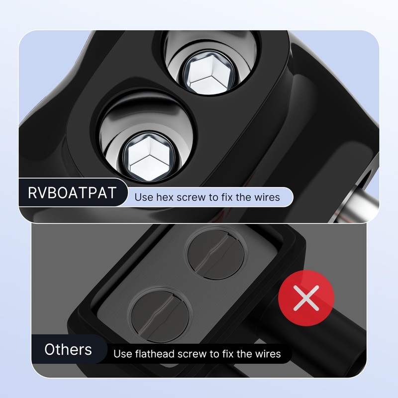 RVBOATPAT 2 Port Insulated Multi Tap Connector 4-14 AWG Aluminum