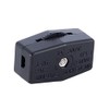 B&P Lamp® Black Inline Rotary Cord Switch for 18/2 SPT-1