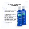 Shampoo Matizador Y Tratamiento Para Platinar Canas Y Mechas