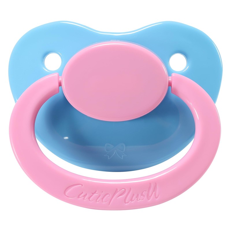 CutiePlusU Adult Size Dummy - Large Teat Shield Colour Mix