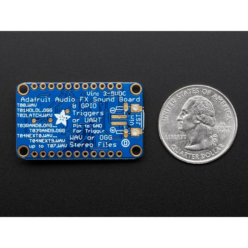 Adafruit Audio FX Mini Sound Board, WAV/OGG Trigger, 2MB Flash,